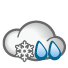 Coperto con moderate piogge/nevicate