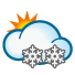 Molto nuvoloso con nevicate moderate